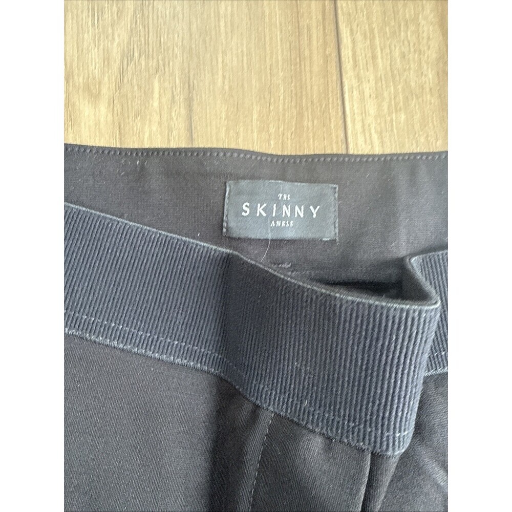 White House Black Market Black High-Rise The Skinny Ankle Dress Pants Women's 14 - Picture 4 of 9